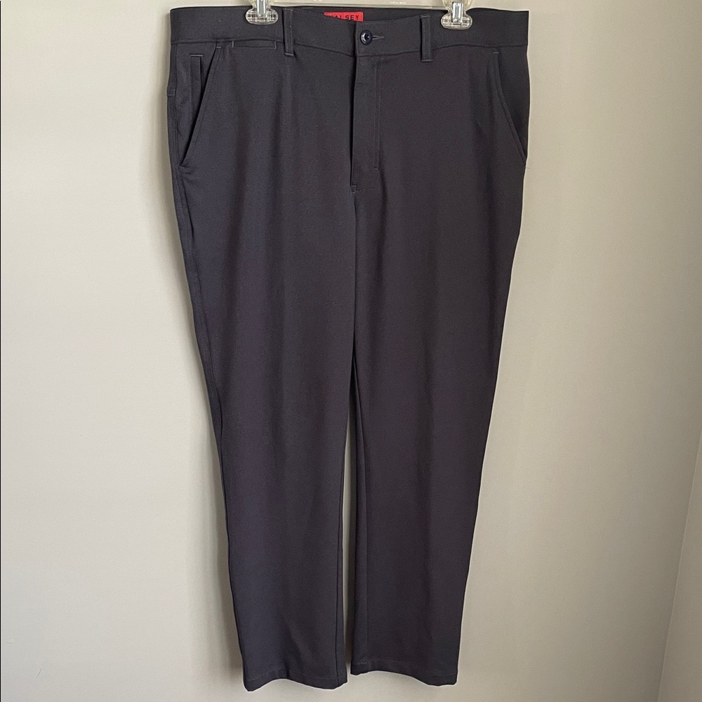 Halsey Breakwater Sport Trouser Blue/Gray Golf Athleisure Pants Size 36x30
